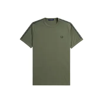 FRED PERRY T Shirts Men Green