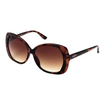 KENNETH COLE Irregular Shape Sunglasses Women's Brown
