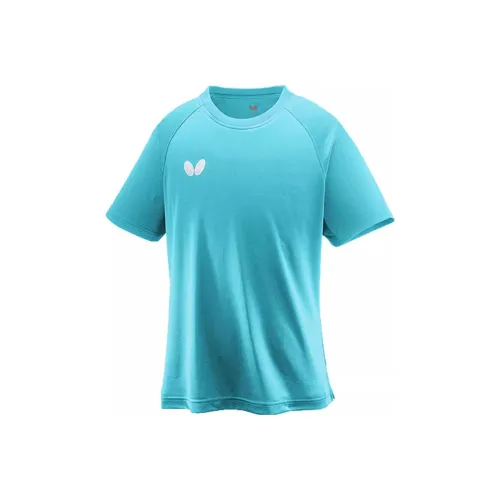 Butterfly T-Shirt Unisex Turquoise Blue