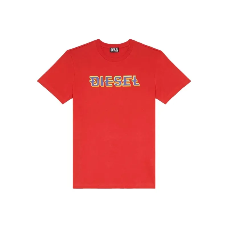 DIESEL T Shirts Men Red-0