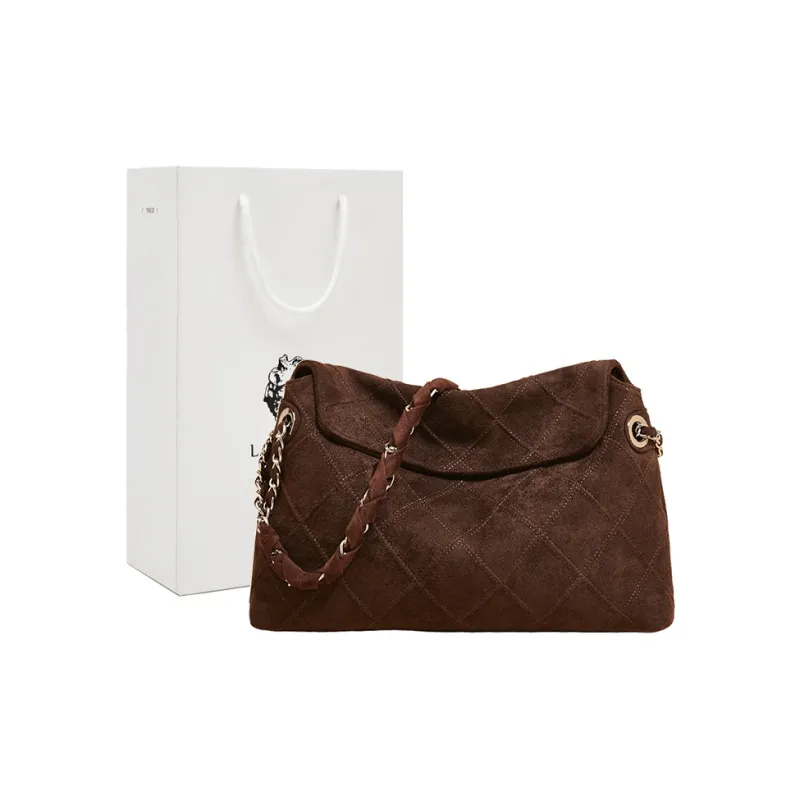Old Man's Head Fabric Shoulder Bag Regular Women's Multicolor-0
