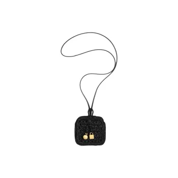 Jacquemus Raffia Wallet Women's Black