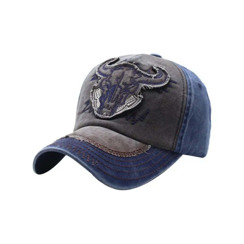 JKEM Denim Baseball Caps Unisex-5