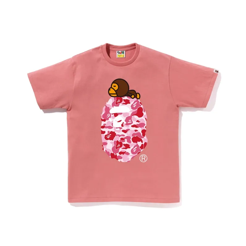 Bape 1st Camo Milo On Big Ape Tee-0