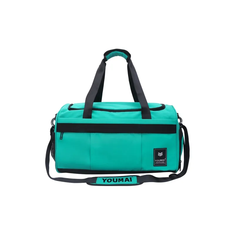 Deli Bear Nylon Gym Bag Unisex Black/Pink/Gray/Red/Yellow/Blue/Turquoise-30