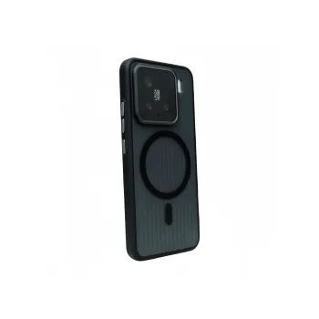 PENGKEXING PC Material Corrugated Grating Magnetic Phone Cases Compatibility With Xiaomi 14 Pro/15/Ultra