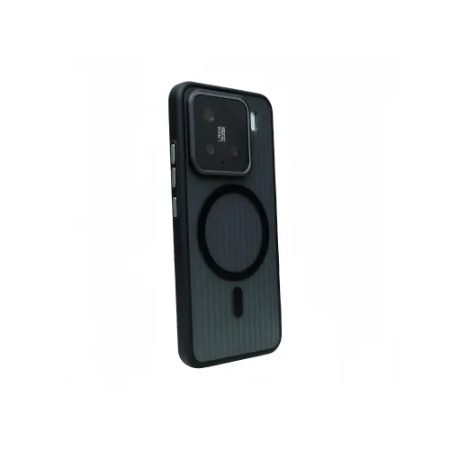 PENGKEXING PC Material Corrugated Grating Magnetic Phone Cases Compatibility With Xiaomi 14 Pro/15/Ultra