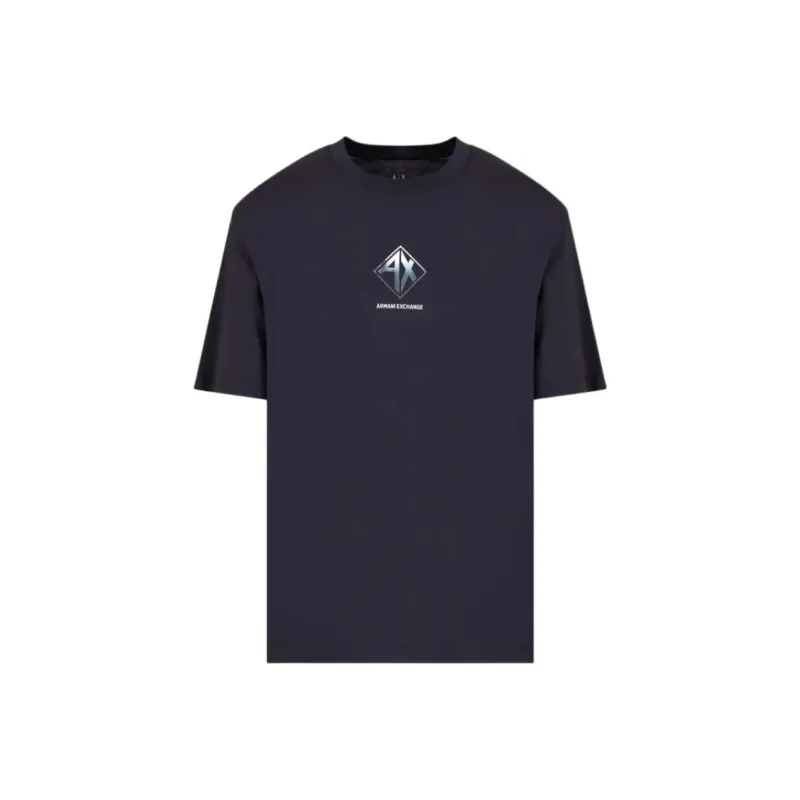 ARMANI EXCHANGEAE T Shirt Men's Dark Marine Blue-0