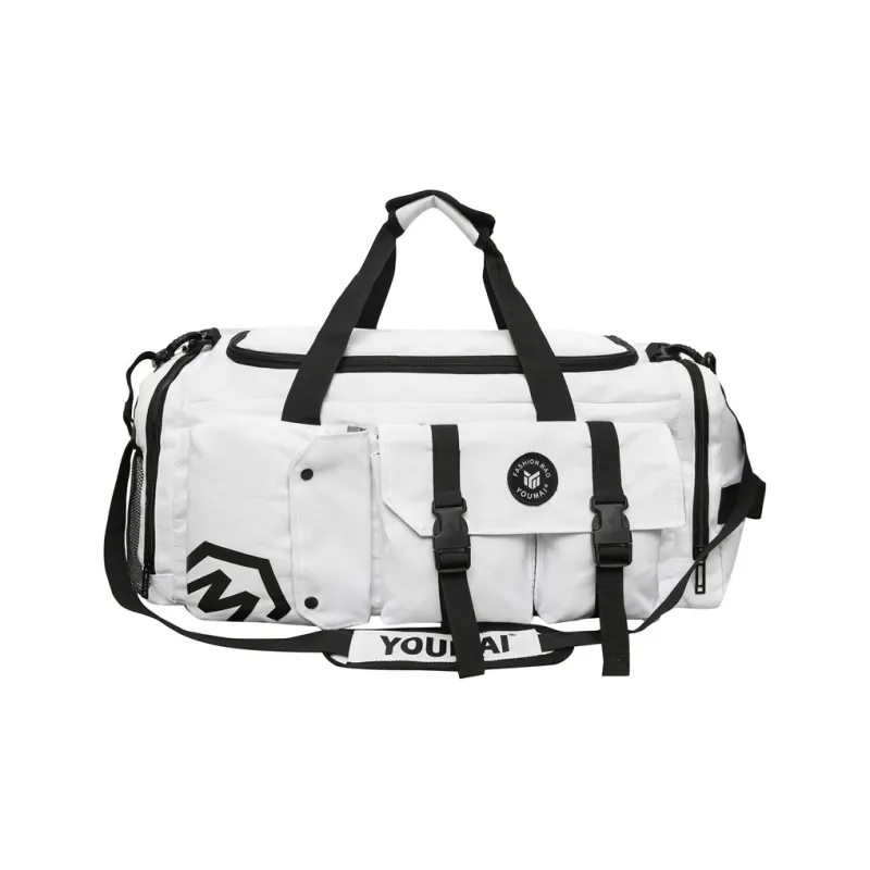 Deli Bear Oxford Travel Gym Bag Unisex Black/Pink/Gray/White/Yellow/Purple/Red/Turquoise-15