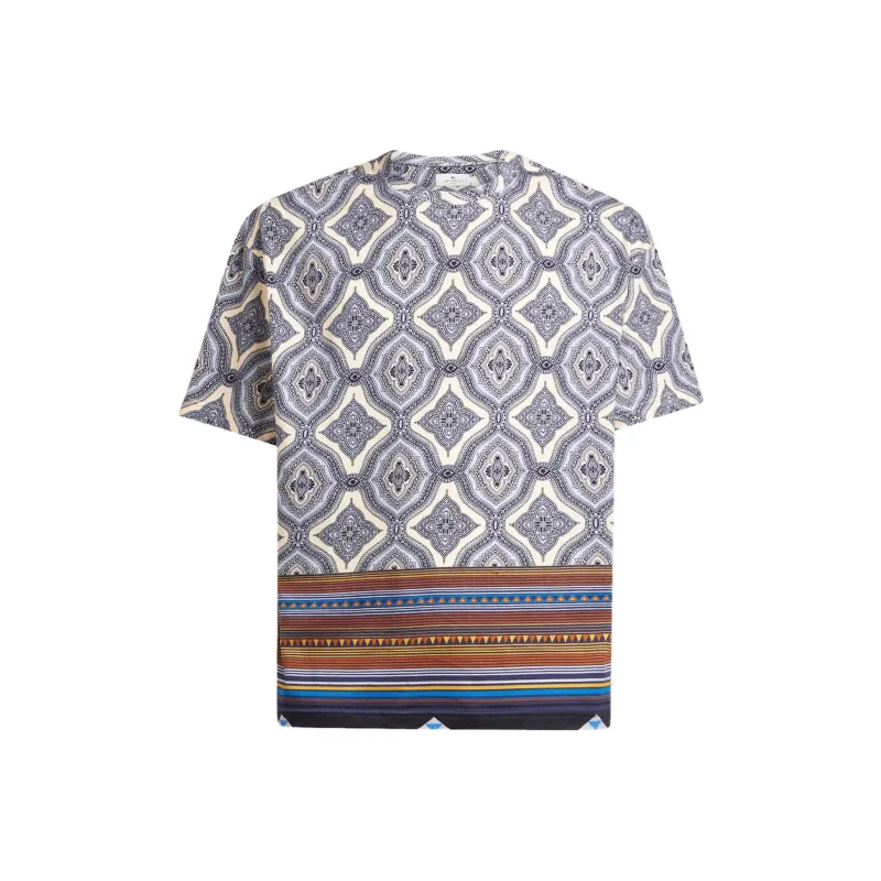ETRO Paisley Printed Crewneck T Shirt-0