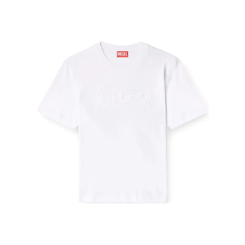 DIESEL T Adjust Bigoval Embossed Oval D T Shirt-0
