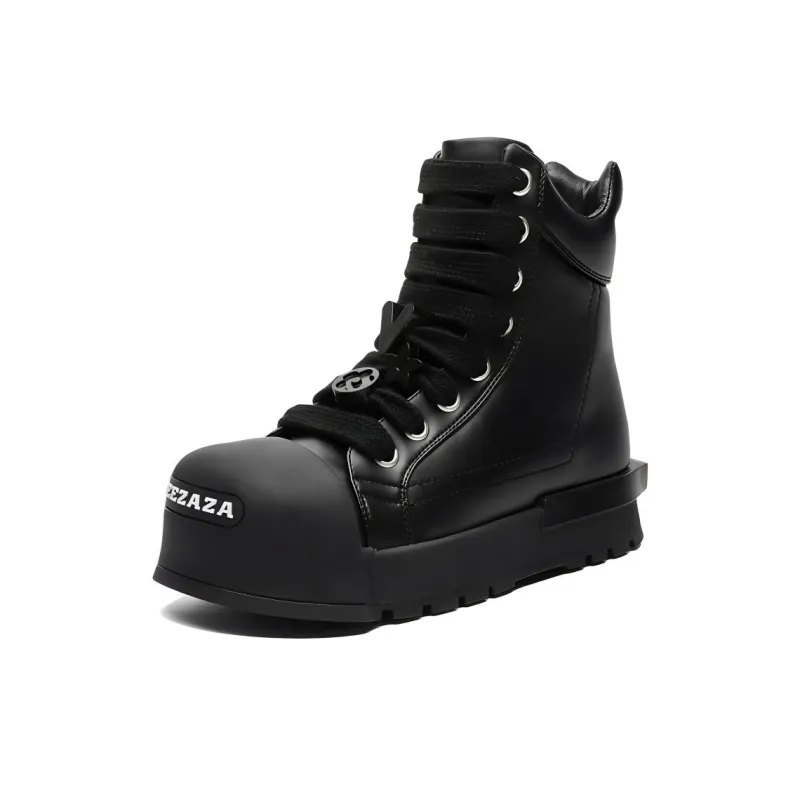 BARDILEV Ankle Boots Unisex White/Black-5