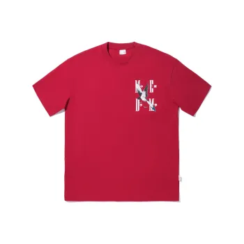 LiNing T Shirts Men Samba Red