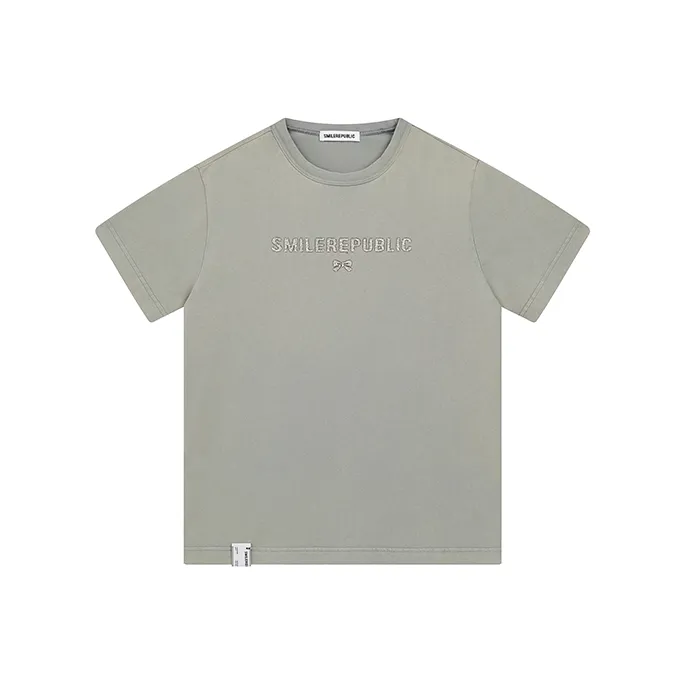 SMILEREPUBLIC WASHED HALF SLEEVE T Shirt Unisex-6