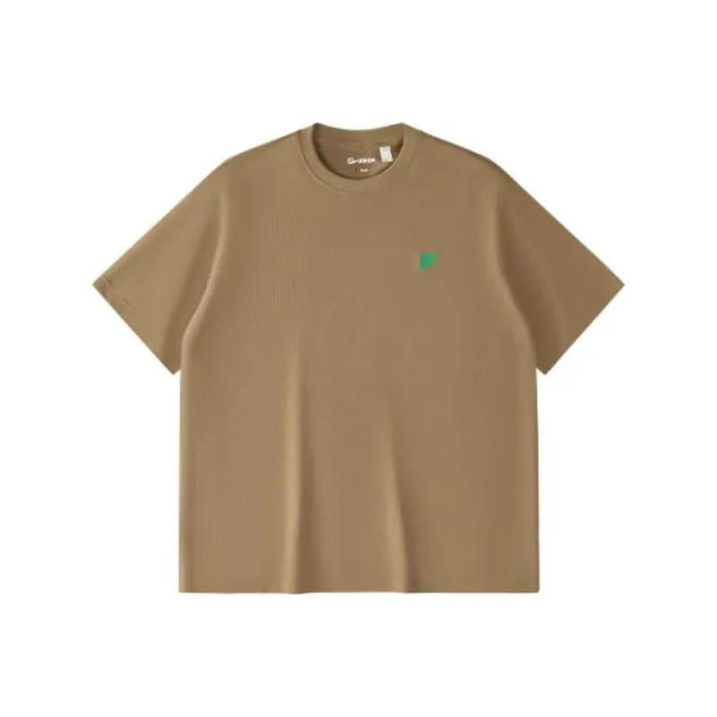 FILA FUSION FOB Series T Shirt Unisex Coffee Khaki Scent-1