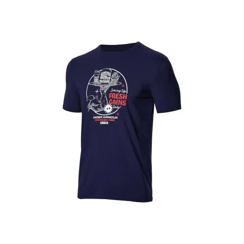 Under Armour Performance T Shirt Men's Marine Blue