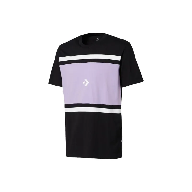 Converse Tee Colorblock Short T Shirt Men's Black-0