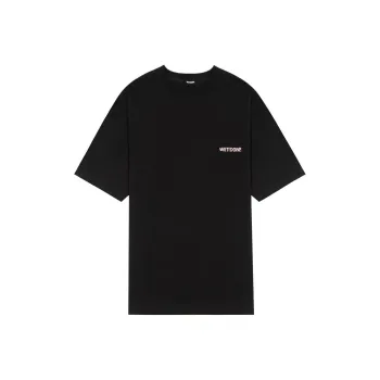 WE11DONE Bead logo T shirt