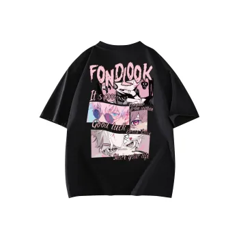 FONDLOOK T Shirt Unisex Creamy Apricot