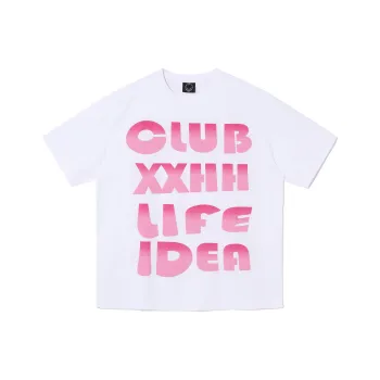 Clubxxhh T Shirts Unisex White