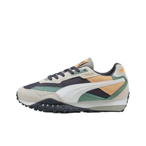 PUMA Blktop Rider Anti Slip Wear Resistant Low Top Casual Shoes Men's Gray Beige