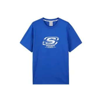 Skechers T Shirt Unisex Nautical Blue