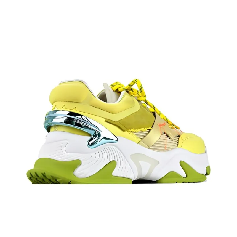 MORRELL MAXIE Low-Top Chunky Sneakers Women's Yellow-2