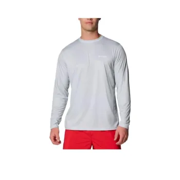 Columbia Terminal Tackle PFG Fish Flag Sleeve Shirt T-Shirt Men's Gray