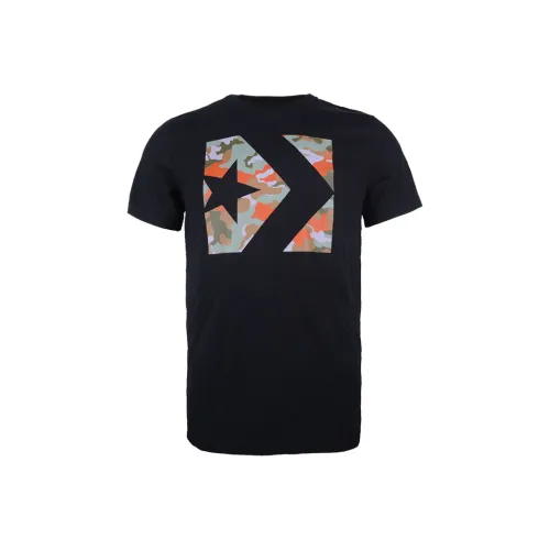 Converse Star Chevron Camo Fill Bo T-Shirt Men's Black