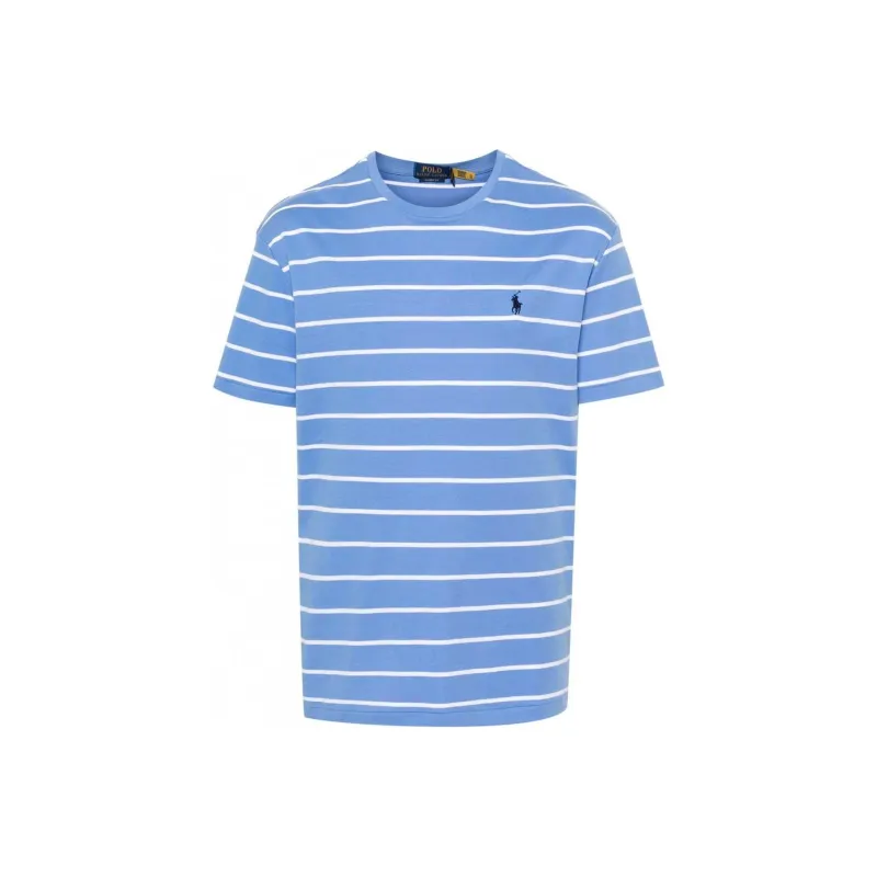 Polo Ralph Lauren Polo Pony motif Striped T shirt-0