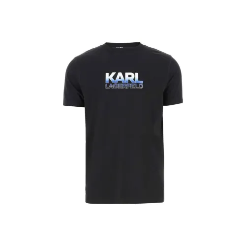 KARL LAGERFELD / Karl Lagerfeld Jeans Logo Printed Crewneck T Shirt