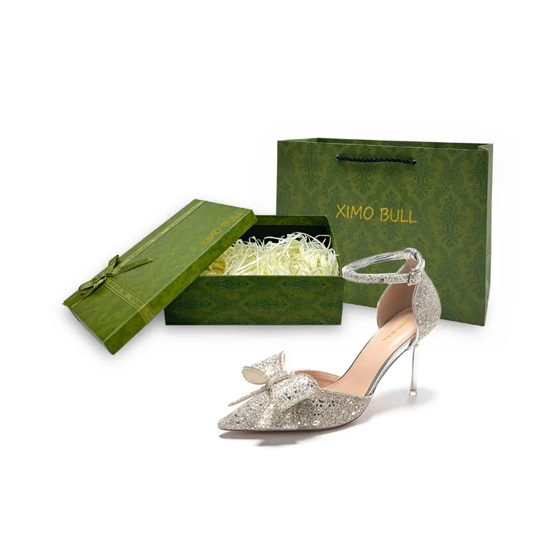 XIMO BULL Slim Heel High Heels Women's-42