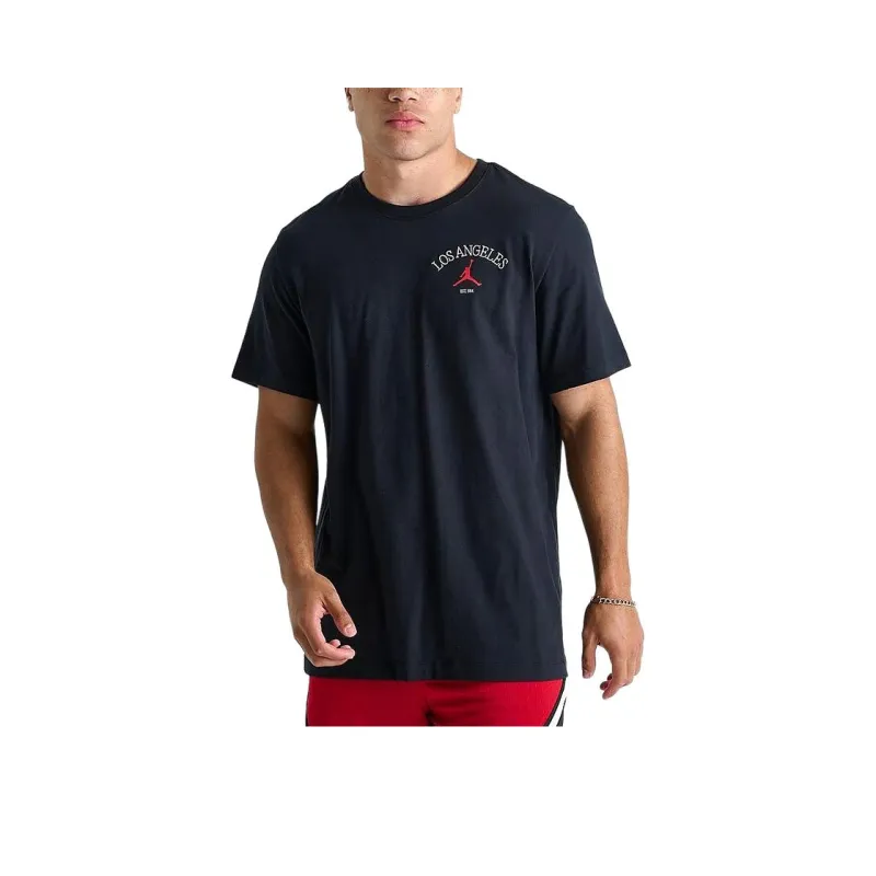 Jordan T Shirts Men Black-0