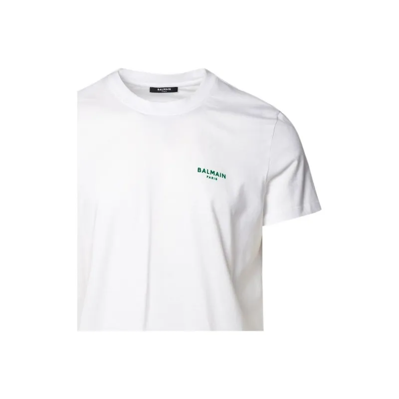 BALMAIN Logo-appliqué Cotton T-shirt-5