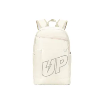 TURN UP Polyester Backpack Unisex Ecru