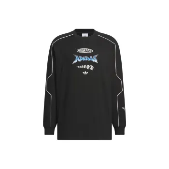 Adidas Originals SS25 RAC CREW U T Shirt Unisex Black