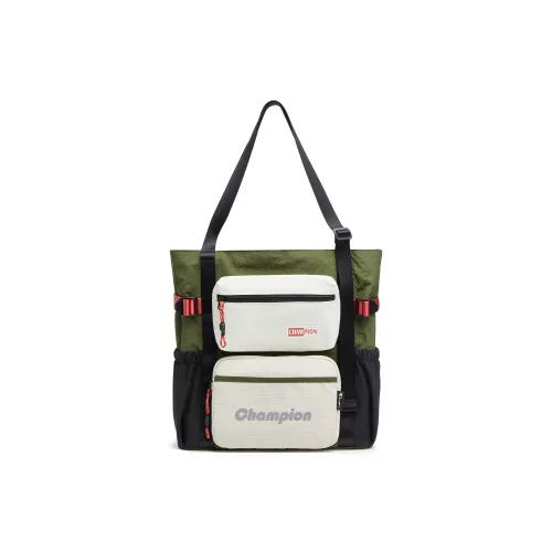 Champion Fabric Handbag Large Size Unisex Multicolor