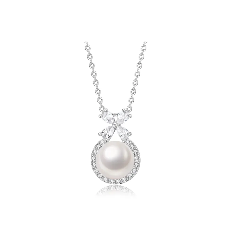 Lao Feng Xiang Pearl Necklaces Women's-0