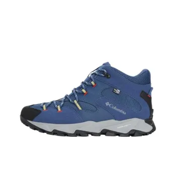 Columbia Sabre Si Waterproof Mid Top Hiking Shoes Men's Blue