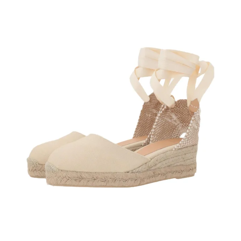 Castañer CARINA Casual Single Shoes Women's Ivory-2