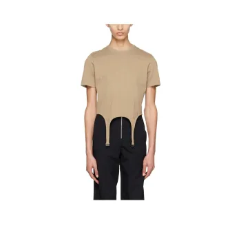 DION LEE T Shirts Men Khaki