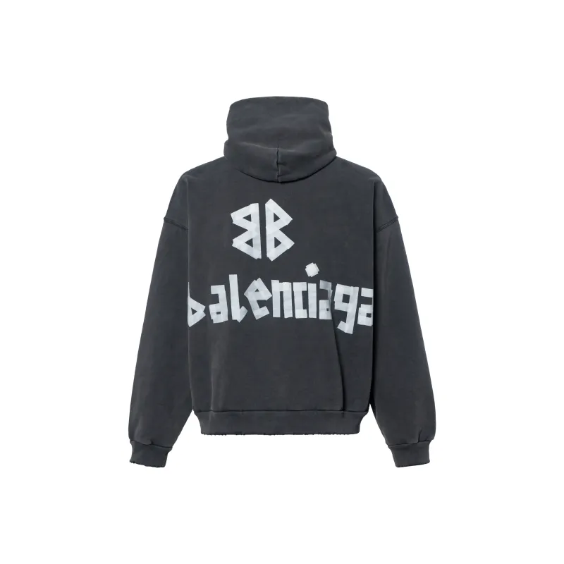 Balenciaga Ripped Pocket Hoodie-1