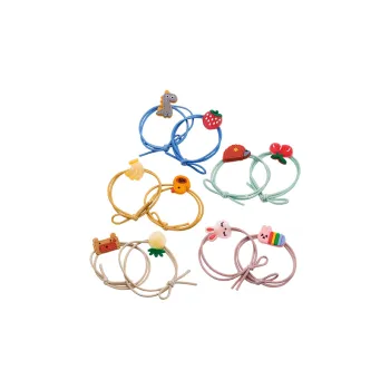 JIANYINGSHU Hair Rib+Acrylic Hair Tie Women's