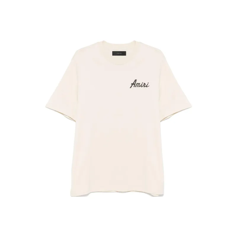 AMIRI Logo Printed Crewneck T Shirt-0