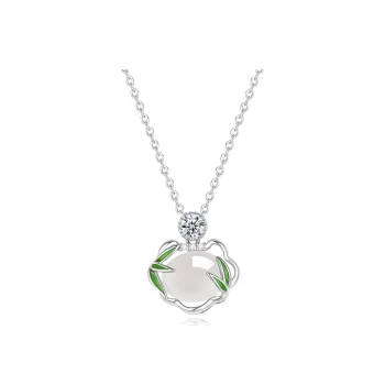 Love Hengxin Chalcedony Jade Necklaces Women's
