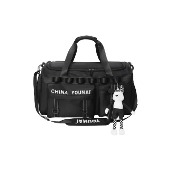 Deli Bear Nylon Shoulder Bag Travel Bag Unisex Multicolor