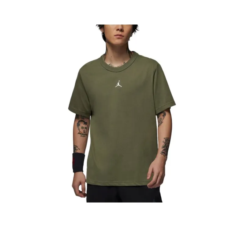 Jordan Sport Dri-FIT T-Shirt Men's Medium Olive/White-0
