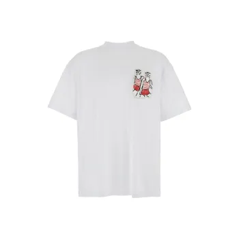 MSGM Patch Detailed Crewneck T Shirt