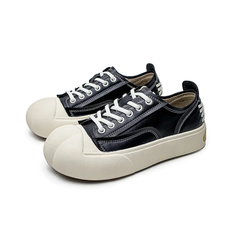 ESTEE GEEA Low Top Skateboard Shoes Unisex Black-1