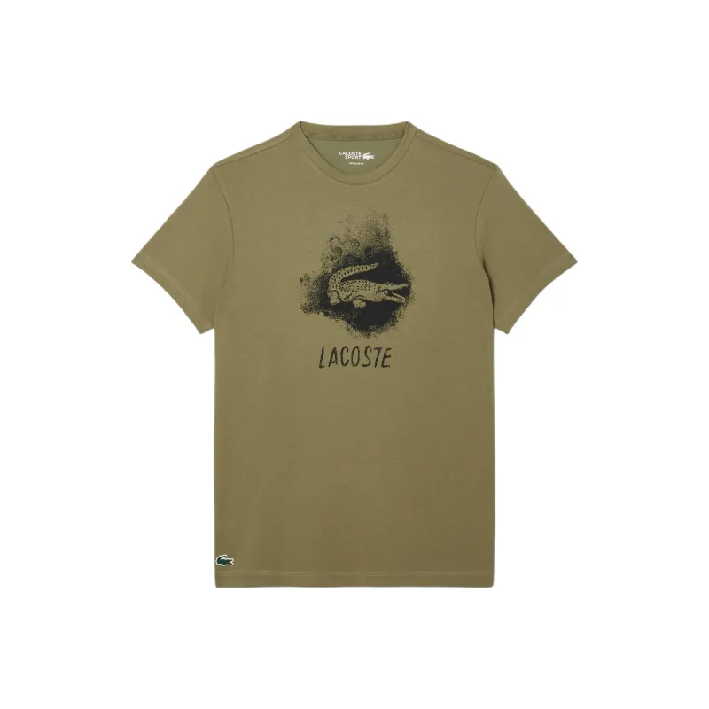 LACOSTE T Shirt Men's Khaki Green-0